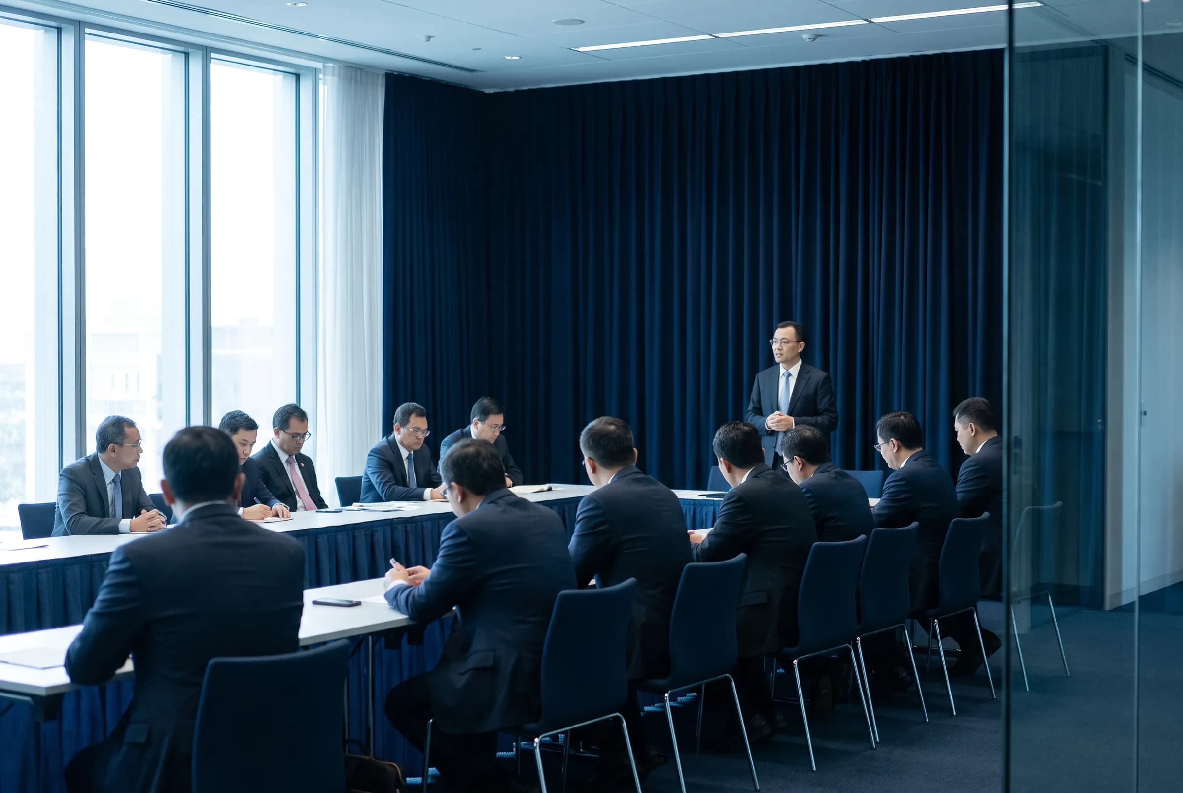 Delegates attending an Indonesia–China business forum